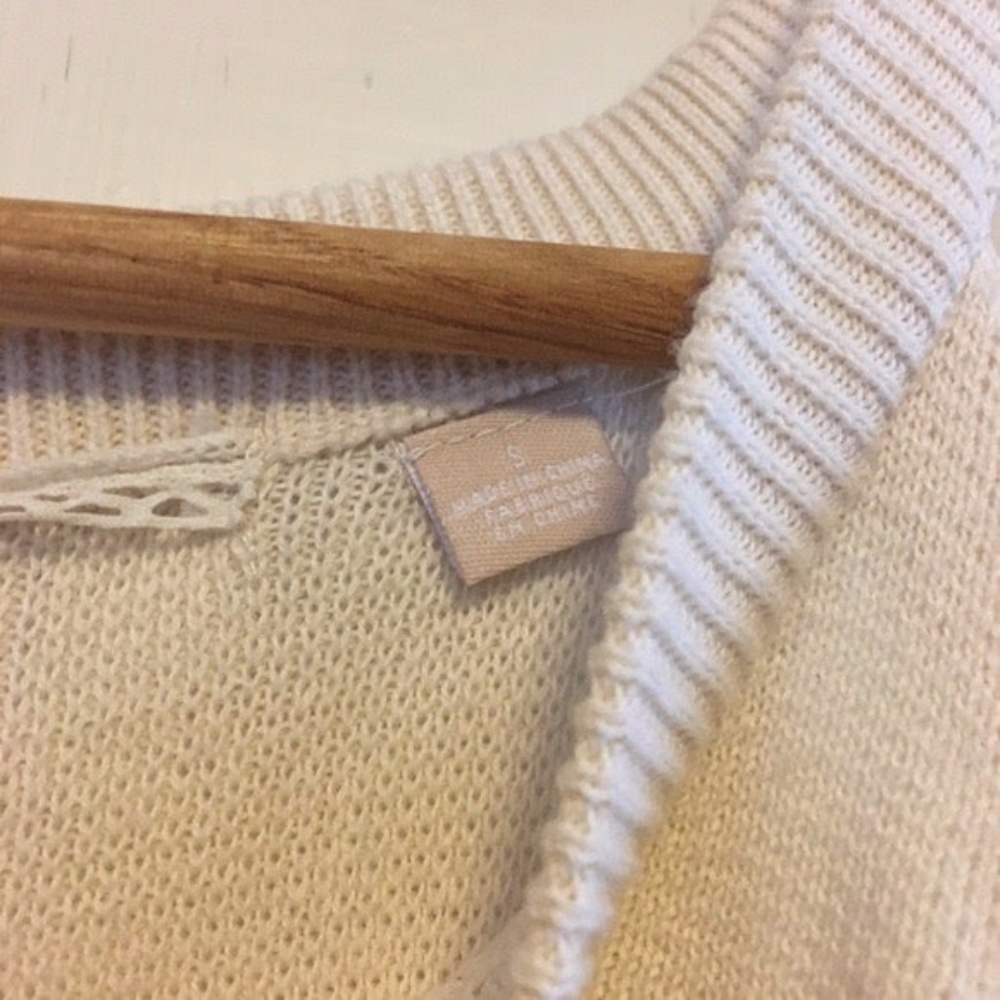 Anthro Knitted & Knotted cold shoulder sweater - Picture 6 of 6